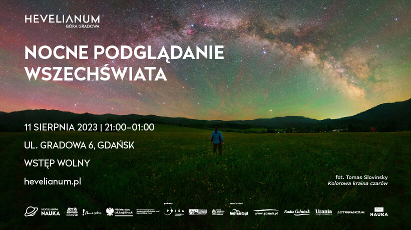 Nocne Podglądanie Wszechświata - policz spadające gwiazdy