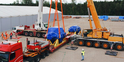 Transport części turbiny parowej do CCGT Ostrołęka 4