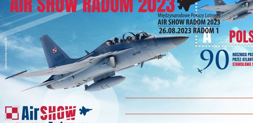 Gratka nie tylko dla filatelistów: Nowa kartka pocztowa z samolotami bojowymi FA-50 „Fighting Eagle”