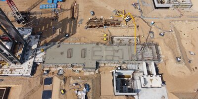 Wykonanie fundamentu pod turbozespół elektrowni 1