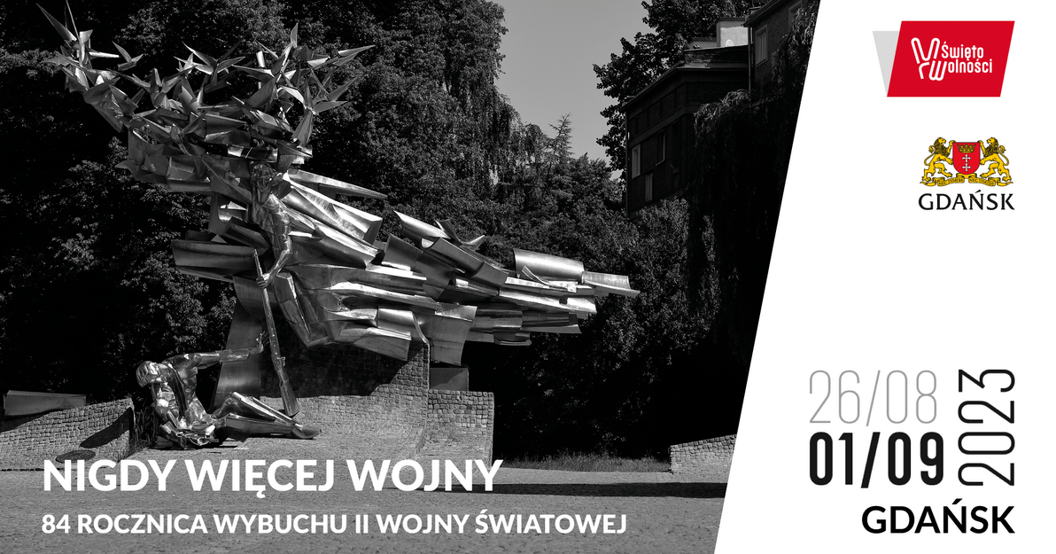 84  rocznica wybuchu II Wojny Światowej, plansza, mat  UMG