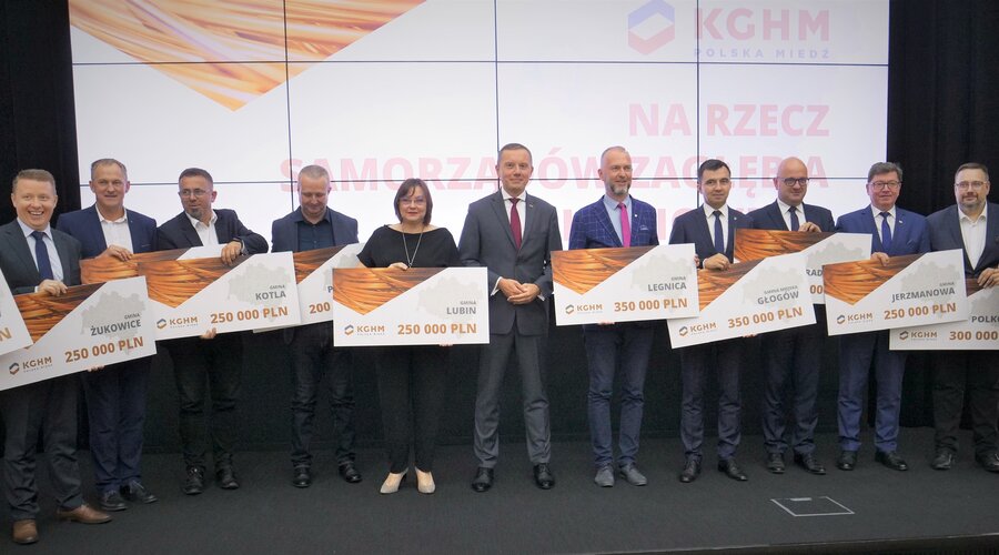 KGHM for local governments of the Copper Belt - communes and municipalities have received PLN 3.5 million from the copper industry leader