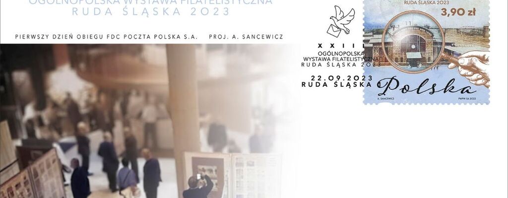 XXIII Ogólnopolska Wystawa Filatelistyczna: Nowy znaczek i kartka pocztowa wprowadzane w Rudzie Śląskiej