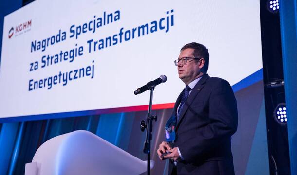 KGHM nagrodzony za "Strategię Transformacji Energetycznej"