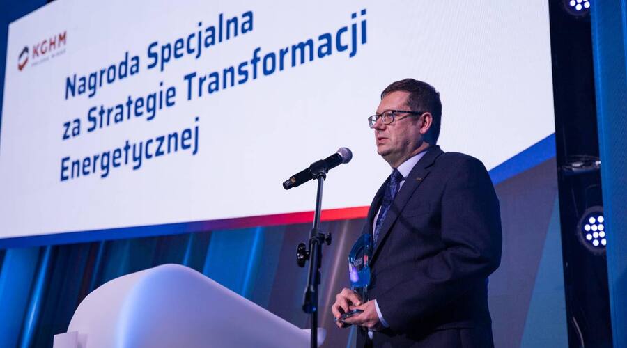 KGHM nagrodzony za "Strategię Transformacji Energetycznej"