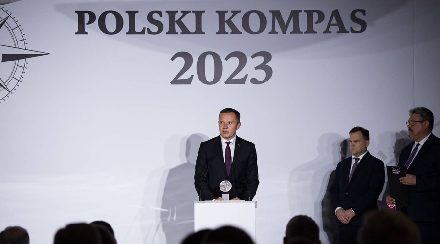 Polish Kompas Award for the President of KGHM, Tomasz Zdzikot