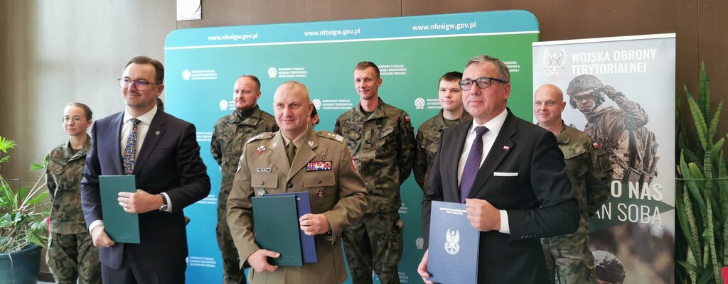 NFOŚiGW zawarł porozumienie o współpracy z Wojskami Obrony Terytorialnej