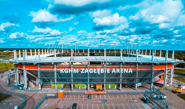 Zagłębie Lubin stadium with a new name - from today fans are welcomed by KGHM ZAGŁĘBIE ARENA