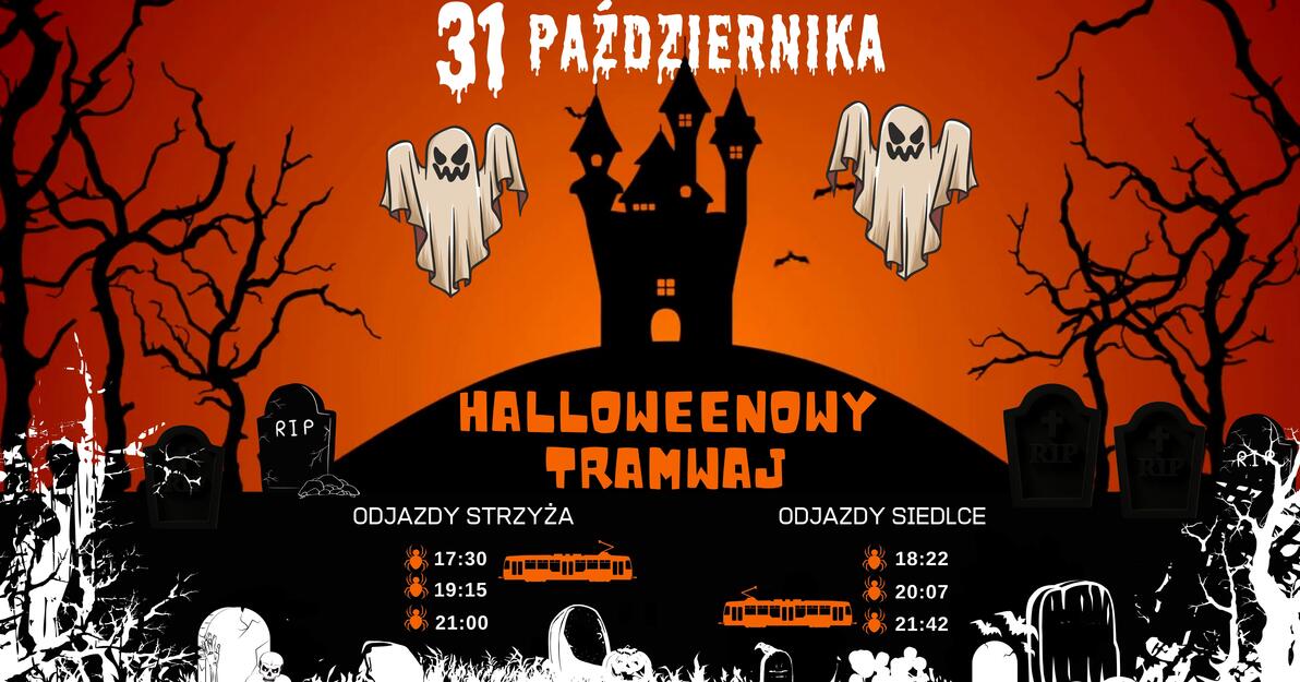 tramwaj halloweenowy, mat. prasowy GAiT