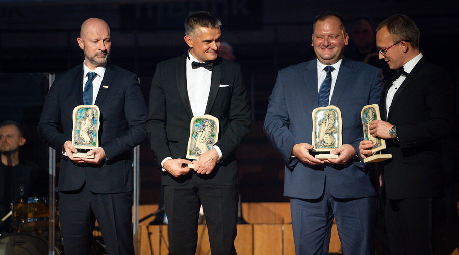 KGHM recibe una distinción durante la gala «Grifo de la Baja Silesia: Premio Económico»