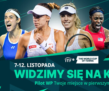 Finałowy turniej tenisowy drużyn kobiecych na platformie Pilot WP. Specjalne studio przed meczami polskiej reprezentacji