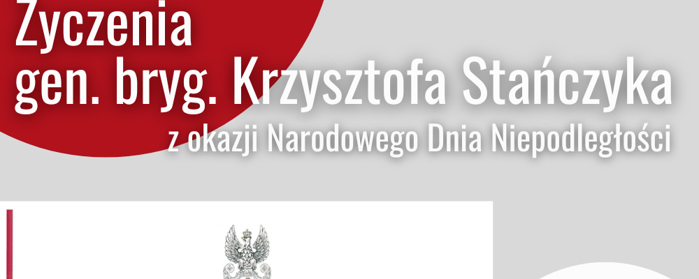 Życzenia z okazji Narodowego Dnia Niepodległości