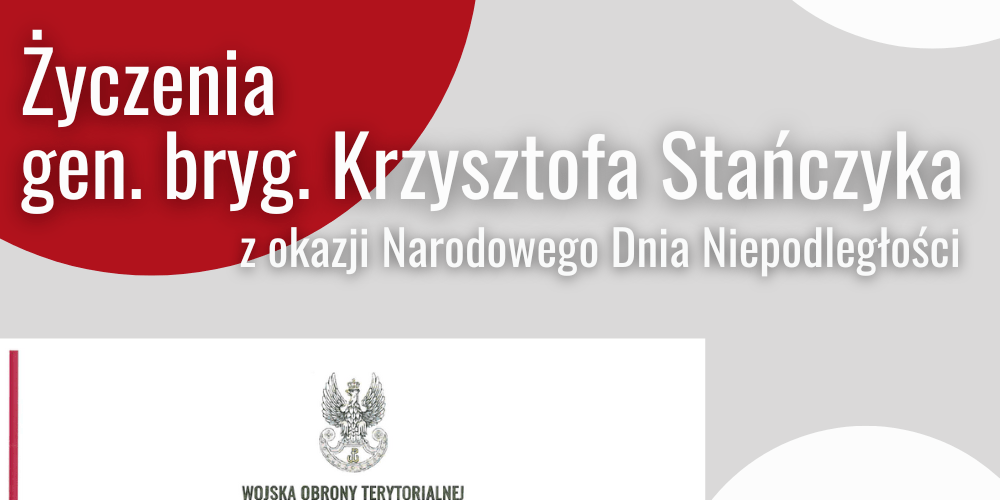 Życzenia z okazji Narodowego Dnia Niepodległości