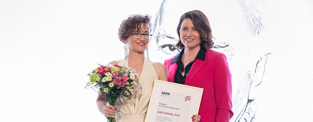 Luiza Jurgiel-Żyła laureatką Nagrody im. Andrzeja Stolarczyka