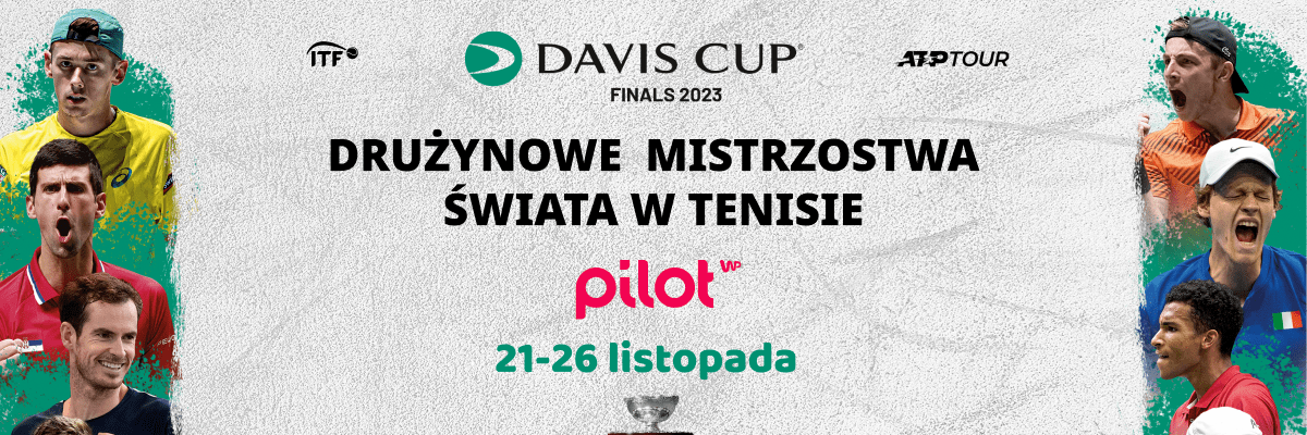 Finałowy turniej Davis Cup 2023 wyłącznie w Pilocie WP
