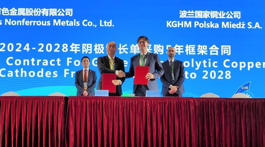 KGHM prolonga su contrato con China Minmetals. El valor del contrato puede alcanzar los 4882 millones de dólares
