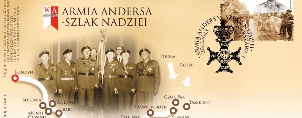 Poczta Polska zaprezentowała kolejną edycję emisji „Armia Andersa – Szlak Nadziei”