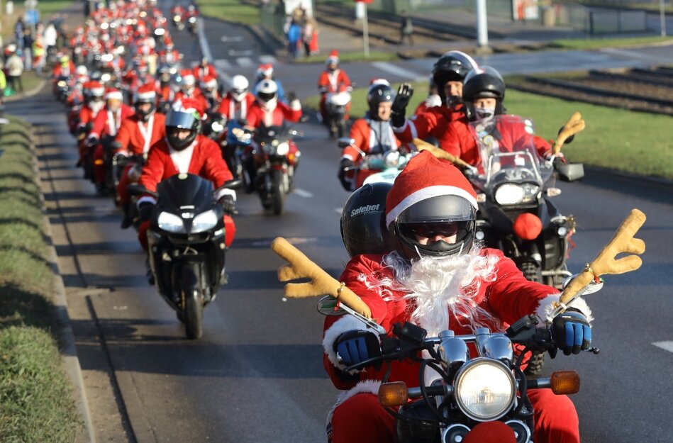 Mikołaje na Motocyklach, fot. GZDiZ