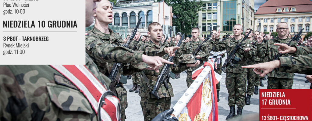 Honoru munduru i Formacji zawsze bronił będę – zapowiedź ostatnich przysiąg w tym roku