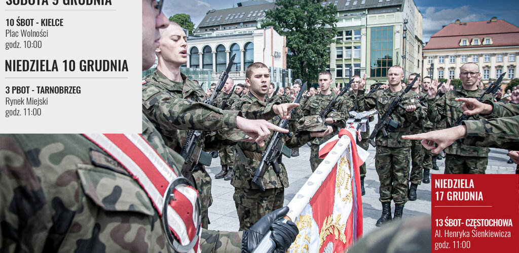 Honoru munduru i Formacji zawsze bronił będę – zapowiedź ostatnich przysiąg w tym roku