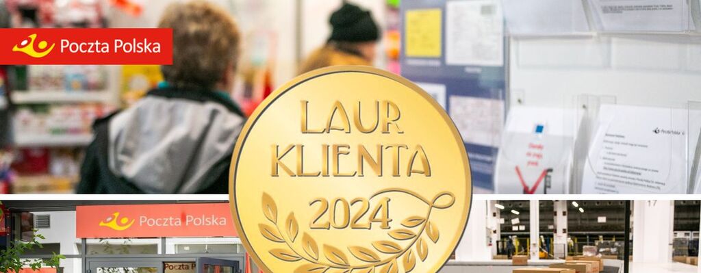 Złoty Laur Klienta 2024 dla Poczty Polskiej