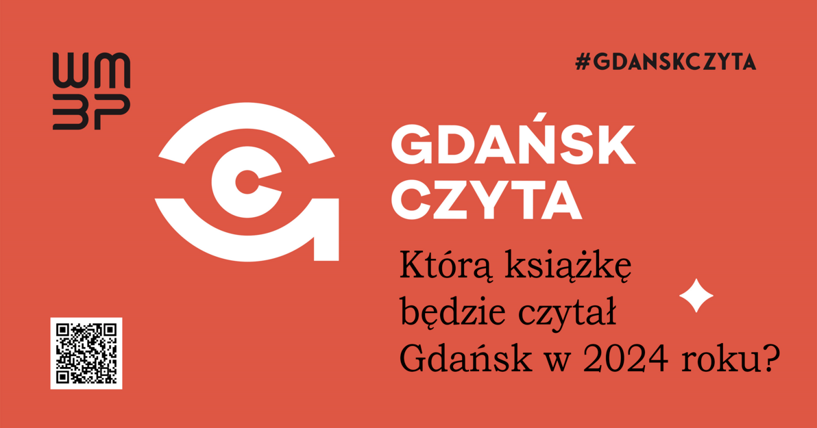 Gdańsk czyta 2024 grafika, mat  WiMBP