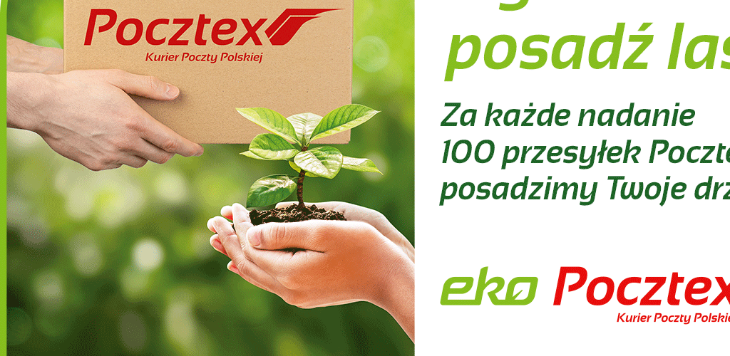 „Wybierz nas posadź Las!” – nowa akcja ekologiczna marki kurierskiej Pocztex