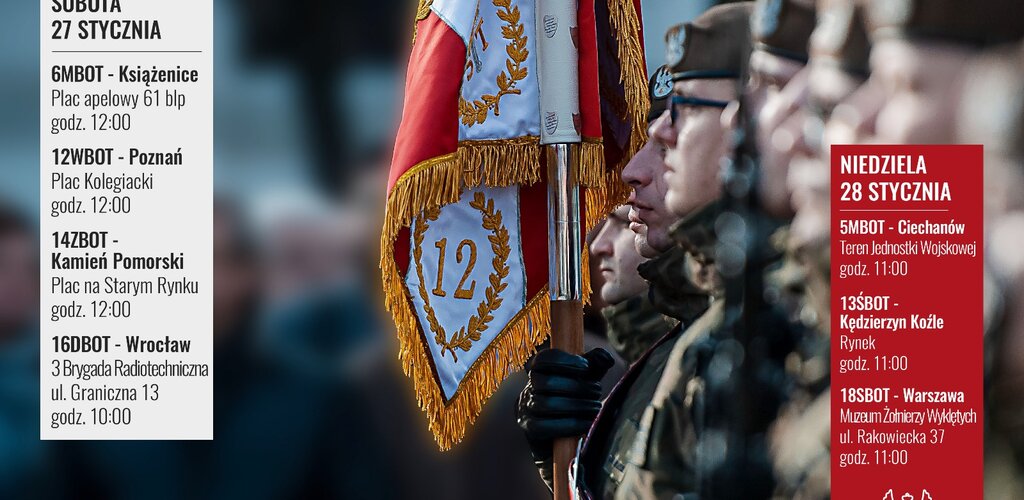 Pierwsze tegoroczne przysięgi już w ten weekend- zapowiedź.