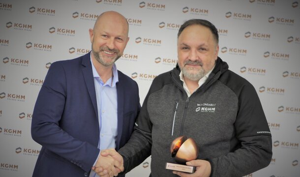 Jan Demczak of the Concentrator Plants named the “Volunteer of the Year 2023” at KGHM