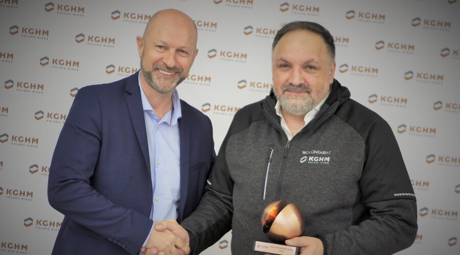 Jan Demczak of the Concentrator Plants named the “Volunteer of the Year 2023” at KGHM