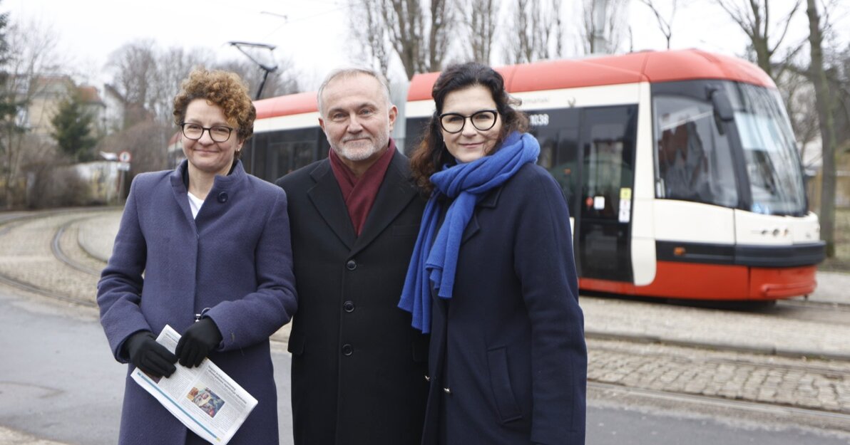 prez. Aleksandra Dulkiewicz, prezydent Szczurek i Magdalena Czarzyńska-Jachim, fot. Piotr Wittman