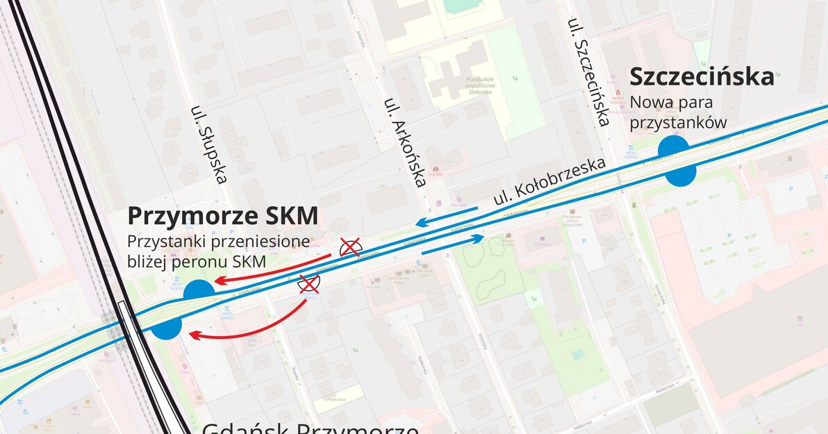 Schemat KolobrzeskaNowePrzystanki