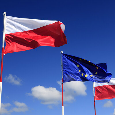 flagi PL UE