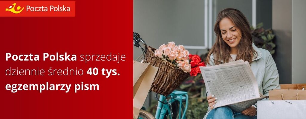 Poczta Polska sprzedaje dziennie średnio 40 tys. egzemplarzy pism