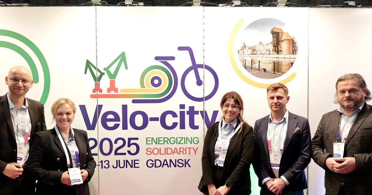 Przedstawiciele Gdańska na konferencji Velo-city