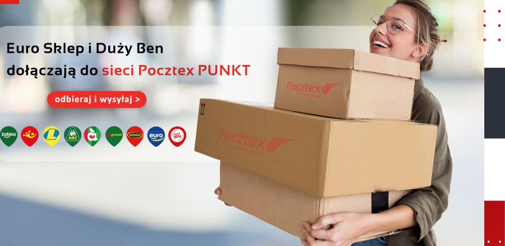 📦Rozwijamy sieć punktów partnerskich #Pocztex! 👉Już teraz przesyłki można odbierać także w sklepach ✅Duży Ben i ✅Euro Sklep! 🗓️W całej sieci Pocztex PUNKT, zarówno w placówkach pocztowych, jak i w sklepach przesyłka czeka na...