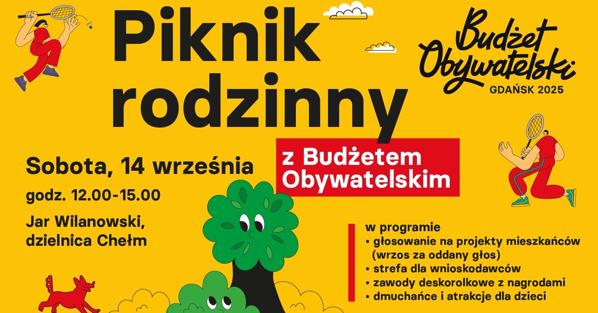 Piknik rodzinny w Jarze Wilanowskim