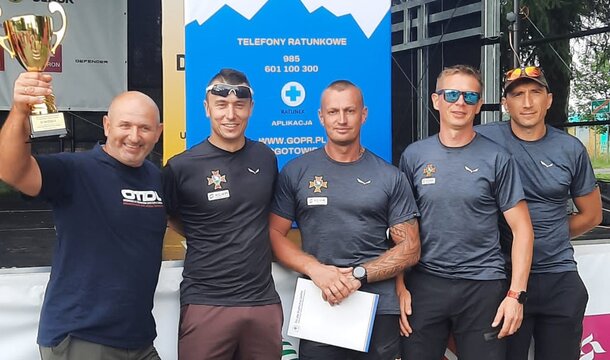 KGHM rescuers on the podium of the National Mountain Rescue Competition