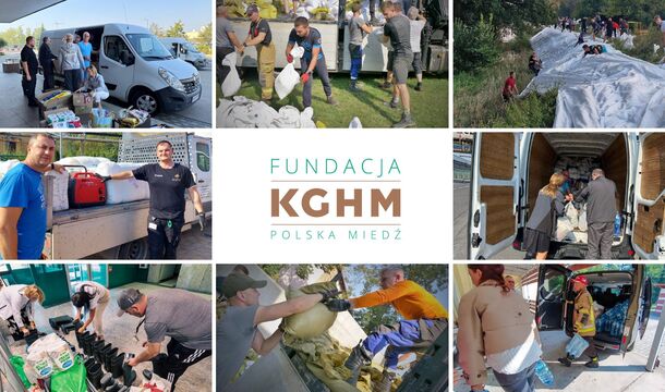 KGHM Polska Miedź S.A. solidarna z poszkodowanymi w wyniku powodzi 