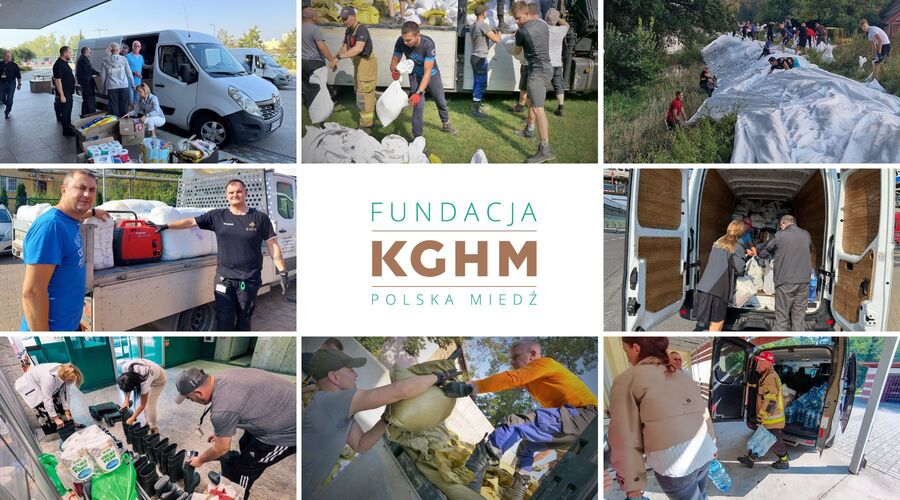 KGHM Polska Miedź S.A. solidarna z poszkodowanymi w wyniku powodzi 