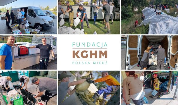 KGHM Polska Miedź S.A. se solidariza con las víctimas de las inundaciones