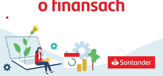 Podcast Z Nową energią o finasach Santander logo
    