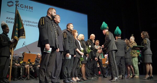 Gala event at the Rudna mine on the occasion of the 50th anniversary of KGHM's divisio