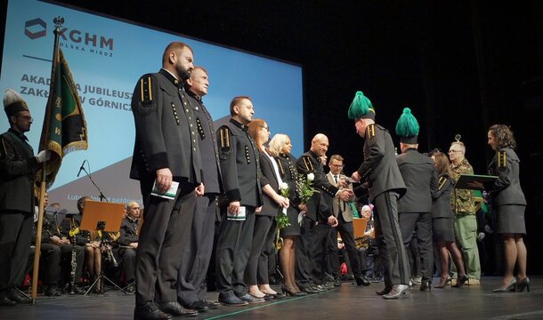 Gala event at the Rudna mine on the occasion of the 50th anniversary of KGHM's divisio