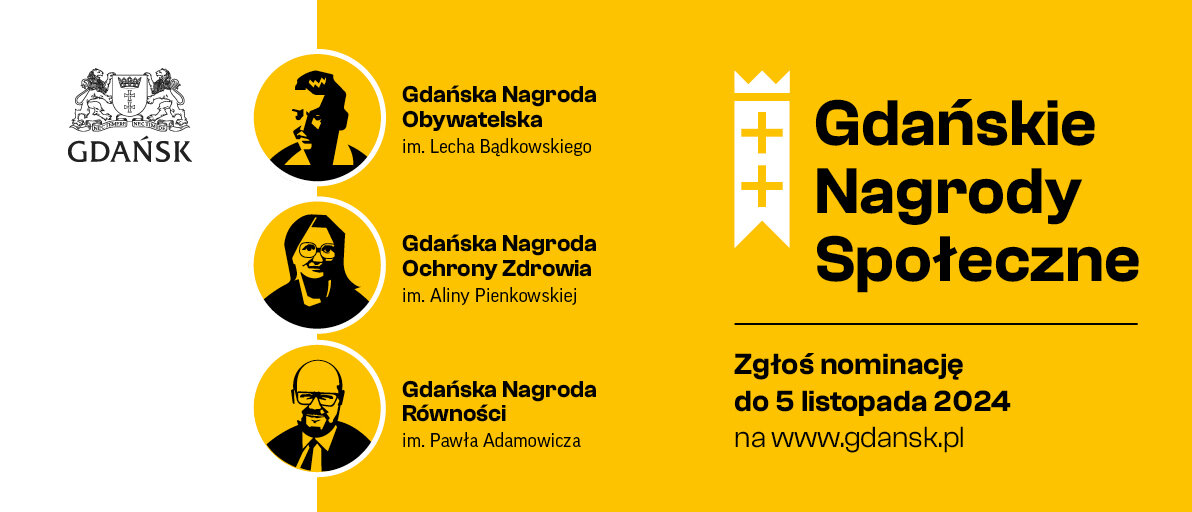 grafika podłużona - Gdańskie Nagrody Społeczne