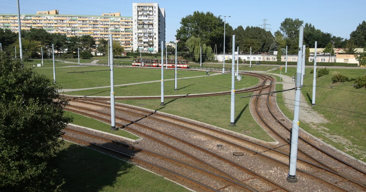 Pętla tramwajowa Zaspa, fot. Jerzy Pinkas/ www.gdansk.pl 