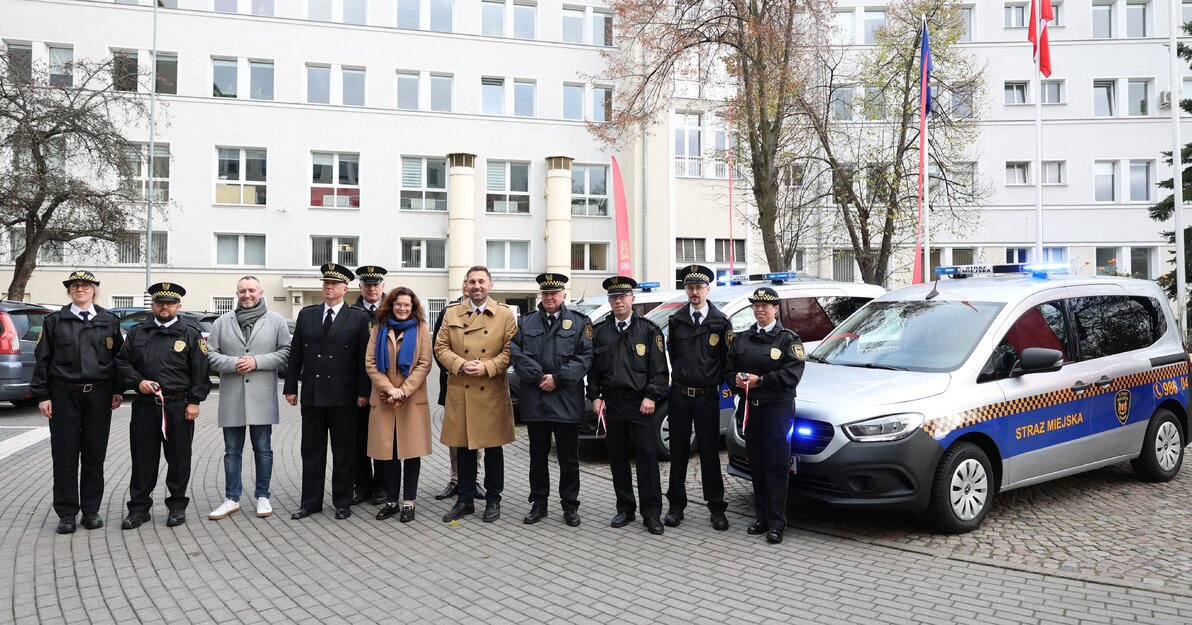 Przekazanie pojazdów dla Straży Miejskiej, fot. Dominik Paszliński/ gdansk.pl 