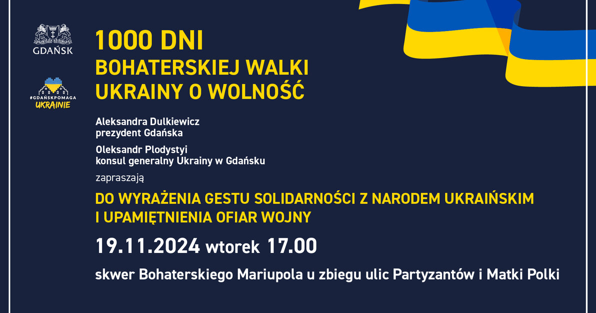 1000 dni bohaterskiej walki Ukrainy o wolność