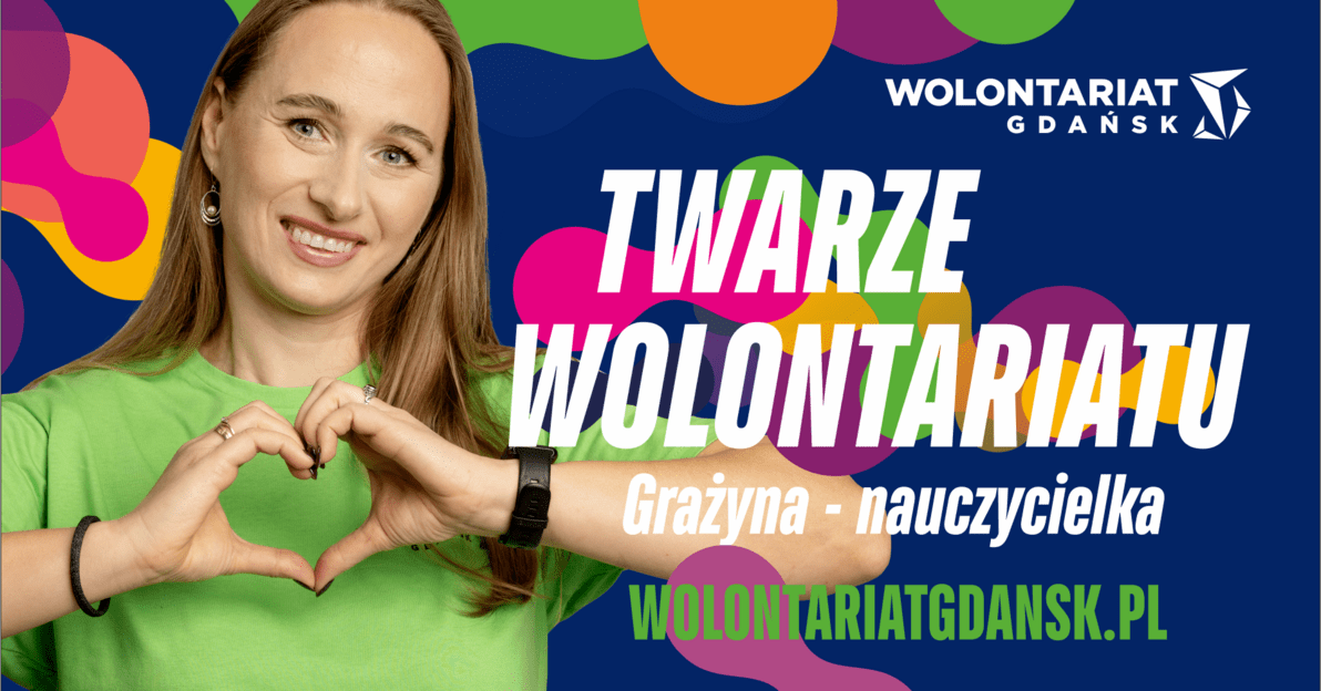 Twarze Wolontariatu - Grażyna, mat  Regionalne Centrum Wolontariatu