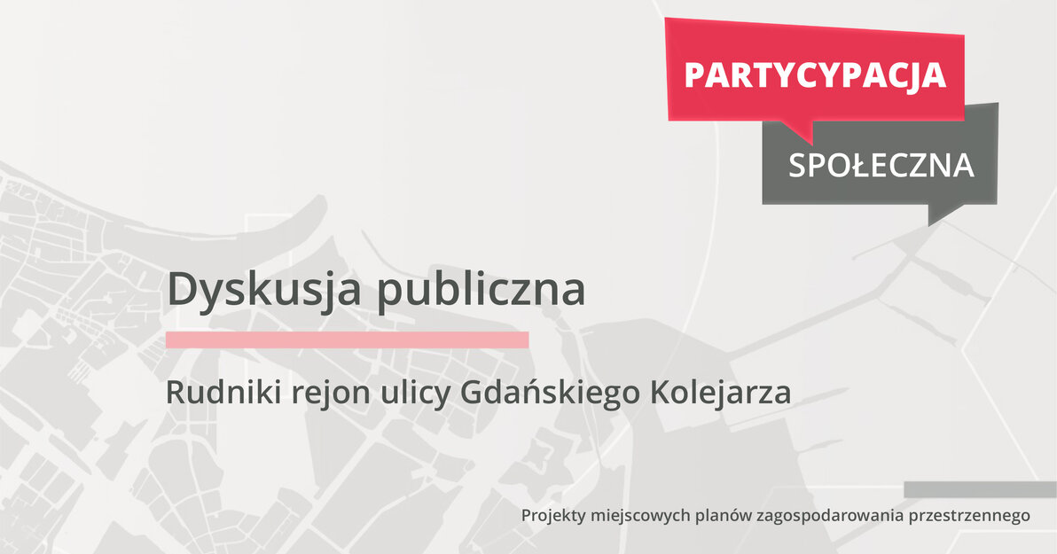 zapowiedź dyskusji publicznej - grafika